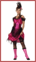 Click here for more information on our 'Show Girl Pink Lace' Parti Costume