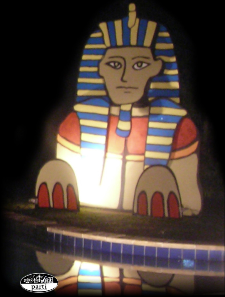 The Sphinx of Giza Stage Prop by PARTI - Australia's Premier Prop Hire and Event Decorating Service